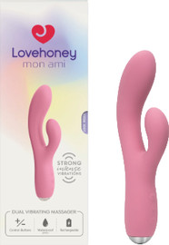 Lovehoney Mon Ami ויברטור ארנב מסיליקון חלק