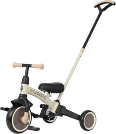 Qplay תלת אופן משולב 3ב1 דגם Stager צבע חום