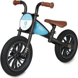 Qplay אופני איזון בצורת אופנוע קאסטום מגיל 3 ומעלה דגם Feduro צבע כחול