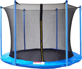 Forever Jump רשת הגנה פנימית לטרמפולינה בקוטר 3.05 מטר (10 פיט) בעלת 8 עמודים בגובה 180 סמ | חלקי חילוף לטרמפולינות - פוראבר גאמפ FOREVER JUMP