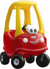 little tikes מכונית קוזי פרצוף אדומה