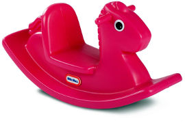 little tikes סוס נדנדה ורוד
