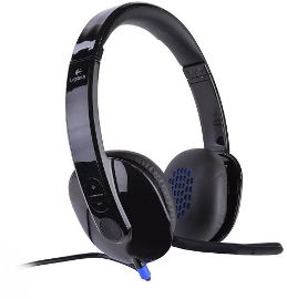 LOGITECH אוזניות חוטיות Logitech H540