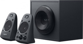 LOGITECH מערכת רמקולים לגיימרים Logitech Z625 2.1 THX Certified 400W - סאבוופר עוצמתי וחיבור אופטי - צבע שחור