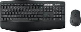 LOGITECH סט מקלדת ועכבר אלחוטיים Logitech Performance MK850 Multi-Device Bluetooth Easy-Switch Graphite Heb/Eng