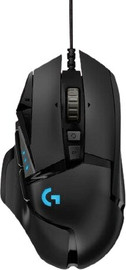 LOGITECH עכבר גיימינג חוטי Logitech G502 Hero צבע שחור