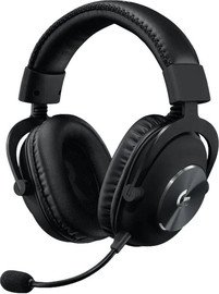 LOGITECH אוזניות גיימינג חוטיות Logitech G PRO X Black