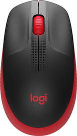 LOGITECH עכבר אלחוטי בצבע אדום Logitech M190