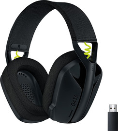 LOGITECH אוזניות גיימינג אלחוטיות Logitech G435 LIGHTSPEED Wireless Black and Neon Yellow