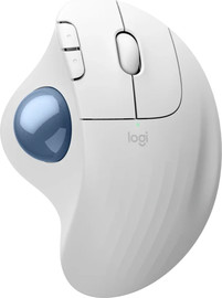LOGITECH עכבר ארגונומי בצבע אופווייט LOGITECH ERGO M575S WIRELESS TRACKBALL