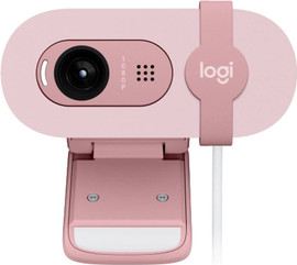 LOGITECH מצלמת רשת Logitech Brio 100 Full HD 1080p צבע ורוד
