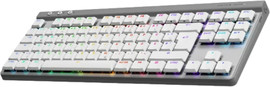 LOGITECH מקלדת גיימינג LOGITECH G515 LIGHTSPEED TKL צבע לבן