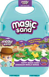 Magic Sand חול קינטי במזוודה 17 חלקים מבית Magic Sand - דינוזאורים