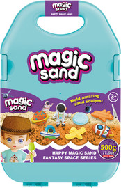 Magic Sand חול קינטי במזוודה 15 חלקים מבית Magic Sand - חלל