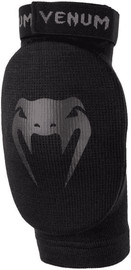 VENUM מגני מרפק (זוג) Venum Kontact Elbow Guard – Black/Black-XL
