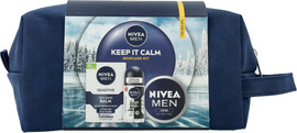 NIVEA מארז תיק רחצה לגבר KEEP IT CALM
