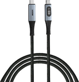 משרדיה כבל סינכרון וטעינה Verbatim SYNC & CHARGE USB C TO USB C 100W DISPLAY