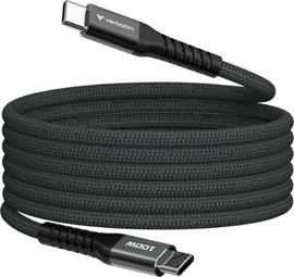 Verbatim כבל סנכרון וטעינה מגנטי הספק 100W Usb Type-c מגנטי
