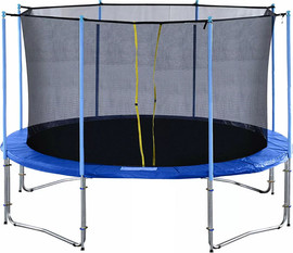 Jumping טרמפולינה לילדים בקוטר 3.66 מטר (12 פיט) עם רשת הגנה פנימית מבית גאמפינג | Jumping