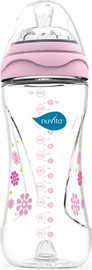 NUVITA בקבוק חדשני ומונע גזים בנפח 330 מל דגם Mimic צבע ורוד