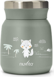 NUVITA תרמוס למזון ונוזל 300 מ''ל אפור