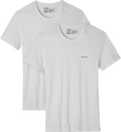 Columbia COTTON STR CREW T 2PK white L מארז חולצות