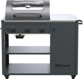 Sahara גריל גז 3 מבערים דגם ARKE 42,000 BTU מבית המותג Sahara