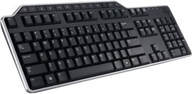 Dell מקלדת מולטימדיה חוטית Dell KB522 Wired Business Multimedia Keyboard USB Hub Black עברית/אנגלית