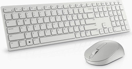 Dell סט מקלדת ועכבר אלחוטיים Dell Pro Wireless Keyboard and Mouse Combo KM5221W Programmable Keys 4000 DPI White Heb/Eng