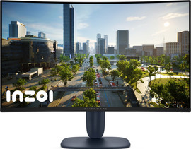 Dell מסך גיימינג קעור Dell Alienware AW3225DM 32'' VA WQHD 2K 180Hz 1ms - עיצוב 1500R - תמיכה ב-HDR - צבע שחור
