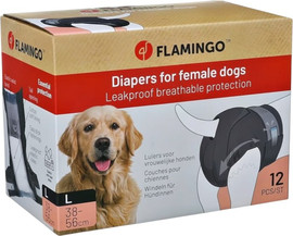 Flamingo FLAMINGO | חיתולים לנקבות | L | מארז 12 יח'