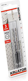 Varo זוג מקדחי HEX אימפקט מתכת  KRT011304 2HSS  3.0x82