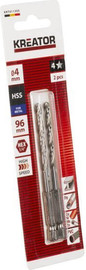 Varo זוג מקדחי HEX אימפקט מתכת  KRT011305 2HSS  4.0x96