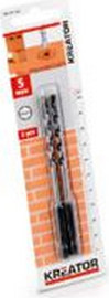Varo זוג מקדחי HEX אימפקט 5.0x105 אבן/בטון/קרמיקה/אריח KRT011402