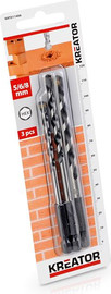 Varo סט מקדחי HEX אימפקט בטון וידיה  KRT011406  5-6-8