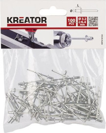 Varo ניטים מארז 100 יח'  KRT618102  3.2x6.4