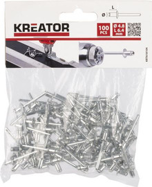 KREATOR ניטים מארז 100 יח'  KRT618104  4.8x6.4