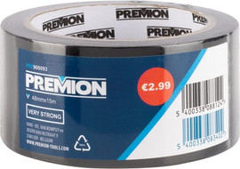 Premion דבק חבלה שחור חזק  עמיד למים 48 מ"מ 15 מטר  PRE900093