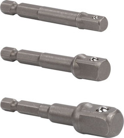 Varo סט בוקסות מתאם ארוך 3 יח' 1/4+1/2+3/8 KRT502102
