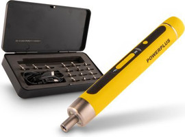 Power plus מברגת דיוק 4V 15ACC עם כבל POWER PLUS USB פאוור פלוס דגם 106 POWX00416