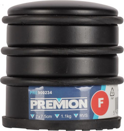 Premion מעצור דלת נירוסטה שחורה מט 1.1 ק"ג  PRE900234
