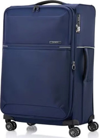 Samsonite מזוודה בינונית בד ״25 קלה במיוחד 2.8 ק״ג מבית סמסונייט Samsonite דגם 73H Spinner צבע נייבי