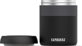 Kambukka קופסת אוכל תרמית 600 מ"ל Bora - שחור מט