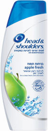 הד&שולדרס שמפו למניעת קשקשים בניחוח תפוח