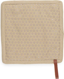 Finesse מחזיק לסיר כותנה  וסיליקון צבע בז  CHEF- pocket potholder