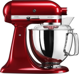 KitchenAid מיקסר מקצועי 2 קערות KitchenAid קיטשן אייד Artisan 5KSM175-ICA אדום תפוח