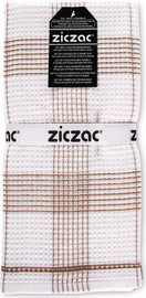 Tiseco מגבת מטבח Culinary Duo Leno 50x76 brown, סט 3