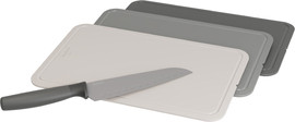 Berghoff סט 3 קרשי חיתוך 32X20 ס"מ עם סכין סנטוקו Balance Carbon