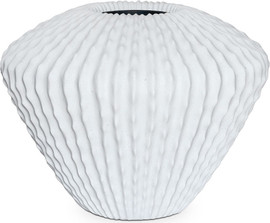 B-DECOR ואזה + בית עציץ לבן 53 ס"מ MONT BLANG