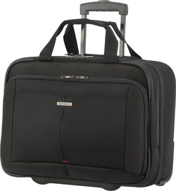 Samsonite תיק עסקי על גלגלים ותא ללפטופ מסדרת הפרמיום GUARDIT 2.0 דגם ROLLING TOTE 17.3 מבית samsonite שחור